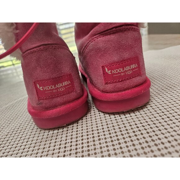 UGG Pink Kids Rain & Snow Boots - Picture 3 of 6